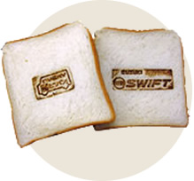 販促用ロゴ入り食パン